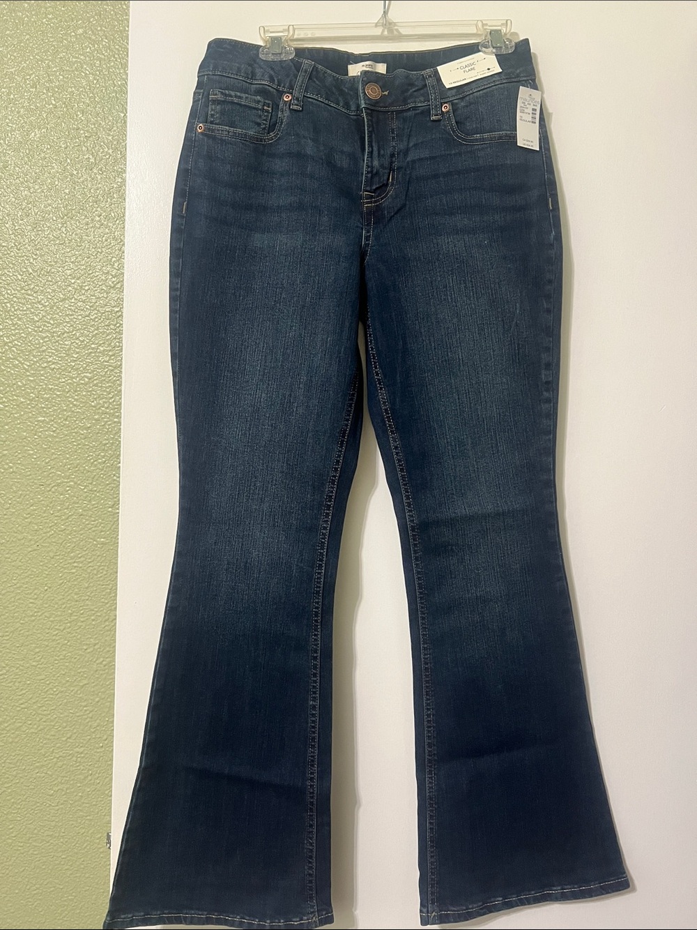 Maurices Dark Blue Flare Jeans